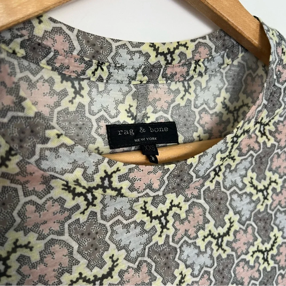 rag & bone Long Sleeve Tissue Top